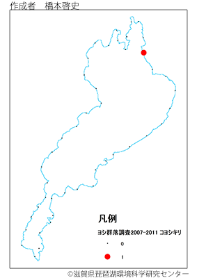 コヨシキリ分布