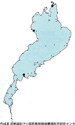カワムラマメシジミ分布