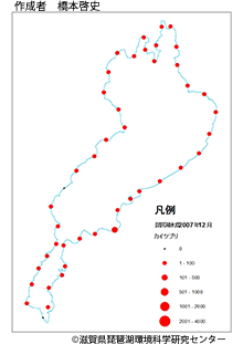 カイツブリ分布